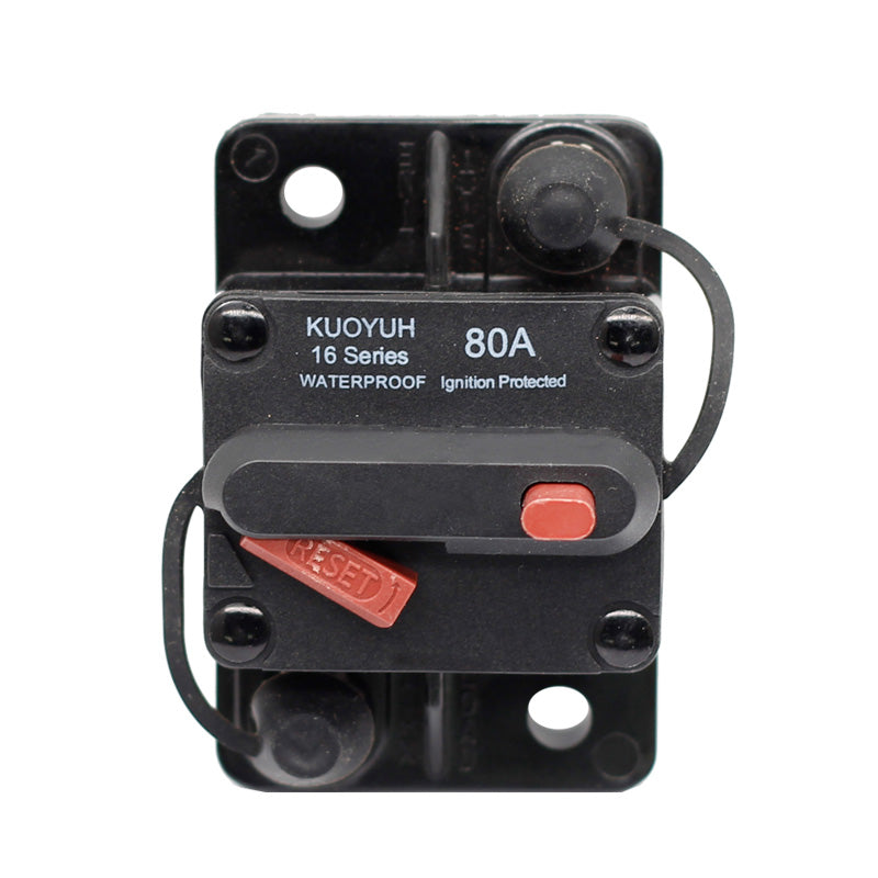 KUOYUH 80A 16F Series WATERPROOF Ignition Protected Circuit Breaker 48/32/24VDC