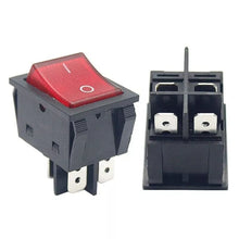 Load image into Gallery viewer, Rocker Switch 30A 250VAC KCD4-201N-B SPDT Heavy Duty 4pin - Welding Machine,Saw, etc
