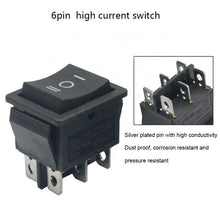 Load image into Gallery viewer, Welding Machine, Marine Rocker Switch 16A 125/250VAC On-Off DPDT 6 Pin High Current (Max Current 20A)
