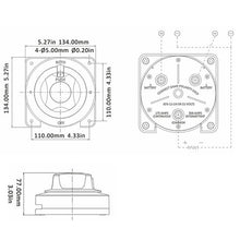 Load image into Gallery viewer, 24v Caravan Yacht Rv Marine 4 Position Battery Switch
