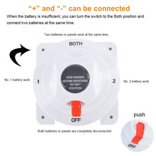 Load image into Gallery viewer, 24v Caravan Yacht Rv Marine 4 Position Battery Switch
