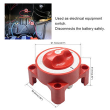 Load image into Gallery viewer, 4 Position 32V 350 Amp E-Series Waterproof Ignition Protected Marine Boat Dual Battery Isolator Switches White or Red
