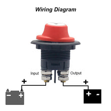 Load image into Gallery viewer, 50V 50A Battery Switch Waterproof Master Isolator Dual Battery Disconnect Switch for Boat
