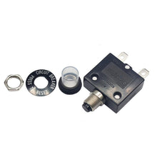 Load image into Gallery viewer, KUOYUH 20 Amp 98 Series Quick Connect Terminals Push-To-Reset Thermal Circuit Breaker
