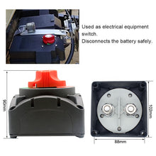 Load image into Gallery viewer, Bep Marine 600A Heavy-duty battery switch Truck/yacht 1-2-both-off 4 Position Automotive Cut off Disconnect Isolator Switch
