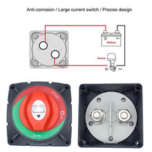 Load image into Gallery viewer, Bep Marine 600A Heavy-duty battery switch Truck/yacht 1-2-both-off 4 Position Automotive Cut off Disconnect Isolator Switch
