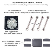 Load image into Gallery viewer, Boat Battery Switch 12-48V 600V Cut Off Kill Switch For RV Marine Boat Vehicle Battery Disconnect Switches
