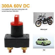 Load image into Gallery viewer, Car Boat Marine Van Truck Rv Caravan 300A Rotary Battery Disconnect Isolator Power Kill Cut Off Switch
